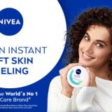 NIVEA Soft Light Moisturizer for Face, Hand & Body, Non-Sticky Cream with Vitamin E & Jojoba Oil