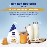NIVEA Face Wash, Milk Delights Moisturizing Honey