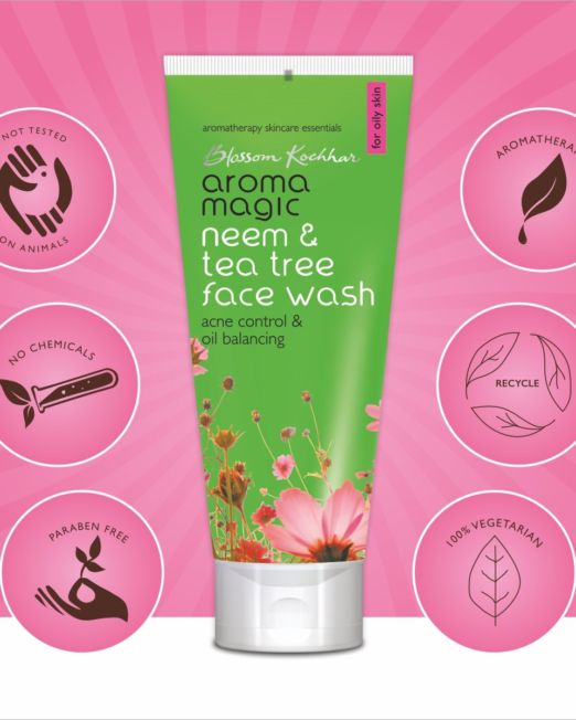 Aroma Magic Neem & Tea Tree Face Wash Acne Control & Oil Balancing (Oily Skin)