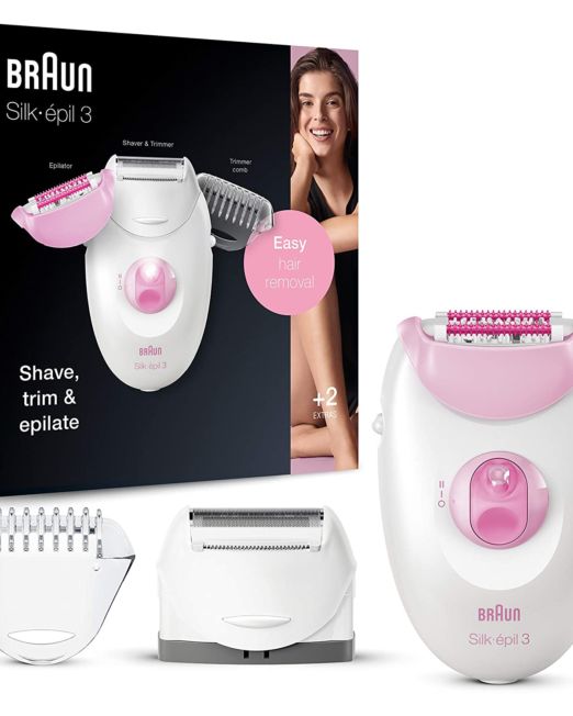 Braun Silk-epil 3-270, Hair Remover for Long-lasting Results, Shaver & Trimmer Head
