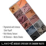 Lakme Absolute Spotlight Eye Shadow Palette 12g