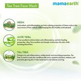 Mamaearth Face Wash With Tea Tree Oil And Neem Extract For Acne & Pimples