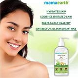 Mamaearth Aloe Vera Gel With Pure Aloe Vera & Vitamin E For Skin and Hair 300ml