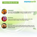 Mamaearth Ubtan Body Scrub with Turmeric & Saffron for Tan Removal 200g