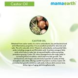 Mamaearth Castor Oil 100% Pure Cold Pressed Oil For Skin – Hair & Nails 150ml