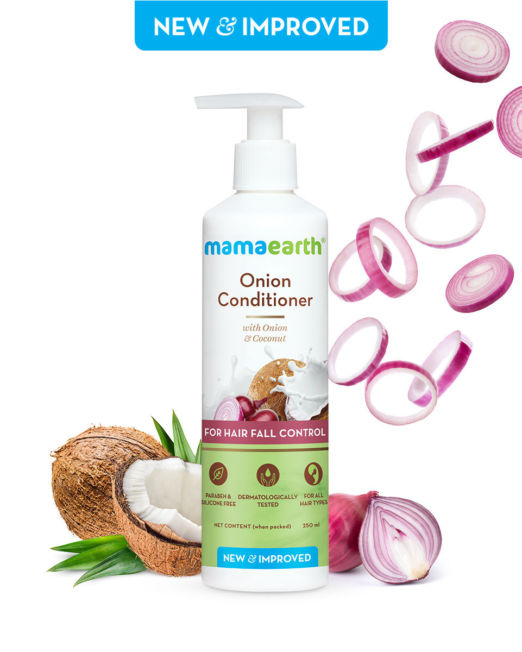 Mamaearth Onion Conditioner With Onion & Coconut For Hair Fall Control