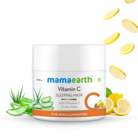 Mamaearth Vitamin C Sleeping Mask For Skin Illumination 100g