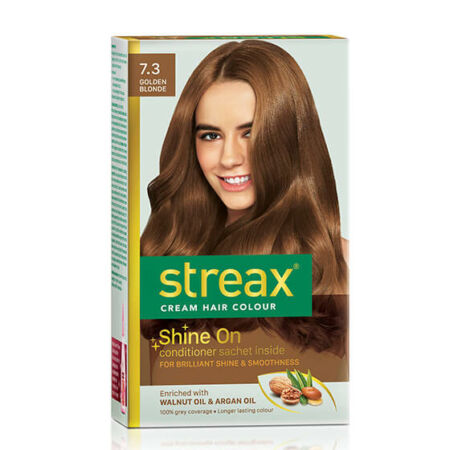 Streax Hair Colour – Golden Blonde  –  | A Majestic  Makeover