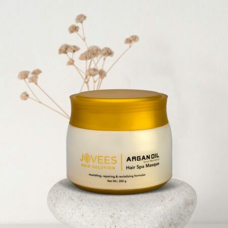 Jovees Herbal Argan Oil Hair Spa Masque For Shiny & Smooth Hair (200gm) –   | A Majestic Makeover