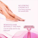 Gillette Venus Simply Venus Pink Hair Removal for Women – 5 razors (B4G1)