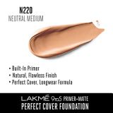 Lakme 9 To 5 Primer + Matte Perfect Cover Foundation 25ml
