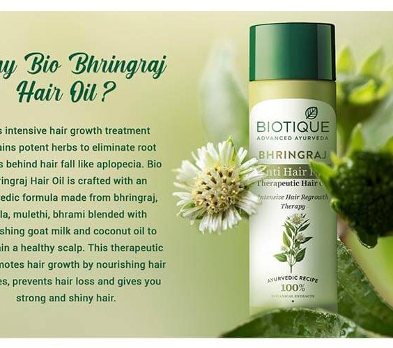Biotique Bio Bhringraj Therapeutic Oil For Falling Hair –  |  A Majestic Makeover