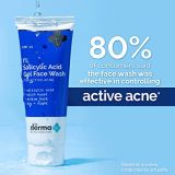 The Derma Co 1% Salicylic Acid Gel Face Wash With Salicylic Acid & Witch Hazel For Active Acne (100ml)