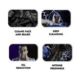 NIVEA Men Face Wash, Deep Impact Intense Clean, for Beard & Face, with Black Carbon (100g)