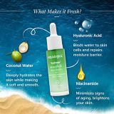 Aqualogica Hydrate+ Face Serum with Coconut Water & Hyaluronic Acid (30ml)