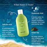Aqualogica Clear+ Silky Body Lotion with Green Tea & Salicylic Acid (300ml)