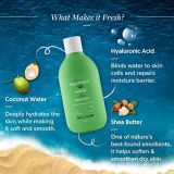 Aqualogica Hydrate+ Silky Body Lotion with Coconut Water and Hyaluronic Acid (300ml)
