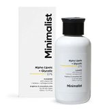 Minimalist 7% ALA & AHA Brightening Face Wash With Vitamin B5 & Glycolic acid For Glowing Skin (100ml)
