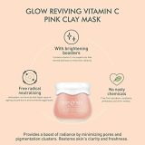 Dot & Key Vitamin C Pink Clay Face Mask For Glowing Skin With Vitamin E, Fades Dark Spots (85gm)
