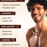 MCaffeine Deep Moisturizing Choco Body Lotion with Cocoa & Shea Butter for Dry Skin (200ml)
