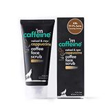 MCaffeine Mild Exfoliating Anti Acne Cappuccino Face Scrub with Coffee & Vitamin E for Oil Control (75gm)