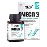 WOW Life Science Omega-3 1300Mg Capsules – EPA + DHA Enriched (60 Capsules)
