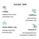 MCaffeine Coffee Under Eye Cream for Dark Circle & Puffiness Reduction with Vitamin E & Hyaluronic Acid (30ml)