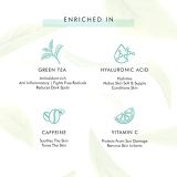 MCaffeine Vitamin C Green Tea Hydrating Face Serum for Glowing Skin – Reduces Dark Spots (40ml)