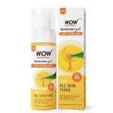 WOW Skin Science Sunscreen Gel For All Skin Types, SPF 55 PA++++, Lightweight & Quick Absorbing (100ml)