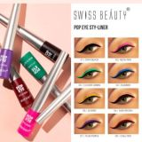 Swiss Beauty Waterproof Pop Eyeliner With Smudge Proof and Quick Drying Formula (3ml)