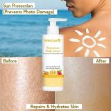 Wishcare SPF50 Sunscreen Body Lotion Broad Spectrum – PA+++ UVA & UVB Protection With No White Cast (200ml)