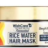 Wishcare Fermented Rice Water Hair Mask – Strength & Growth Formula- Hair Mask For Dry & Frizzy Hair (200ml)