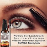 WishCare Brow & Lash Growth Serum – EyeBrow & Eyelash Growth Oil Serum-Eye Lash & Eye Brow Enhancers (30ml)