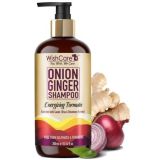 WishCare Onion Ginger Shampoo – Onion Shampoo for Hairfall Control – Paraben and Sulphate Free (300ml)