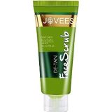 Jovees Herbal De-Tan Face Scrub Blackplum & Curcuma With SPF For Tan Removal & All Skin Types