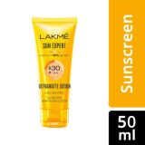 Lakme Sun Expert SPF 30 PA++ Ultra Matte Sunscreen with Vitamin B3 (50ml)