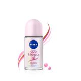 Nivea Deo Roll-on- Pearl extracts & 0% Alcohol, for Smooth Underarms, 48H odour protection