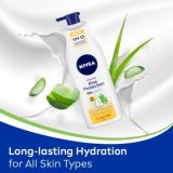 Nivea Sunscreen lotion with SPF 15 & ALOEVERA- 5 in 1 COMPLETE CARE for 48H Moisturization