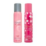Revlon Love Her Madly Rendezvous Perfumed Body Spray + Perfumed Body Spray (100ml Each)