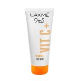 Lakme 9 to 5 Vitamin C 100% Soap Free Face Wash with Lemon Extract and Gentle Exfoliating Beads (100 g)