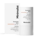 Minimalist SPF 50 Sunscreen Stick With Adenosine, Rice Bran Oil & Vitamin E (20 g)