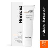 Minimalist Invisible Sunscreen SPF 40+ PA +++ Lightweight Water Resistant Formula With Squalane (50 g)