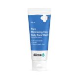 The Derma Co. Pore Minimizing Face Wash With Clay, 1% Niacinamide & 2% Pha For Open Pores (100ml)