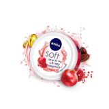 Nivea Soft Light Moisturizer Cream Peppy Pomegranate For Hands And Body