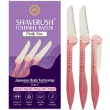 Mom & World Shaverush Women Foldable Pretty Face Razors With Japanese Blade Technology, 5 In 1 (100gm)