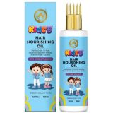 Mom & World Kidsy Hair Nourishing Oil With Comb Applicator For Kids – Dermatologically Tested (150ml)