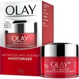 Olay Regenerist Microsculpting Day Cream, Plump & Bouncy Skin With Hyaluronic Acid & Peptides (10g)