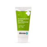 The Derma Co 1% Salicylic Acid Oil-free Moisturizer for Face With Oat Extract For Active Acne (50 g)