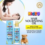 Mom & World Kidsy Hair Nourishing Oil With Comb Applicator For Kids – Dermatologically Tested (150ml)