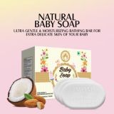 Mom & World Natural Baby Soap Enriched With Organic Coconut Oil – Pack Of 3 (225 g)